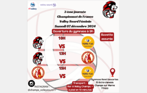 3ème journée de Championnat de France Féminin - Champs sur Marne